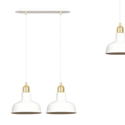 Emibig Lighting Taklampa IBOR 2 VIT