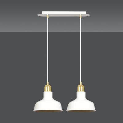 Emibig Lighting Taklampa IBOR 2 VIT