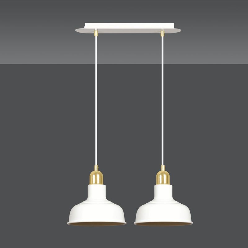 Emibig Lighting Taklampa IBOR 2 VIT