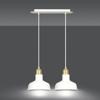 Emibig Lighting Taklampa IBOR 2 VIT