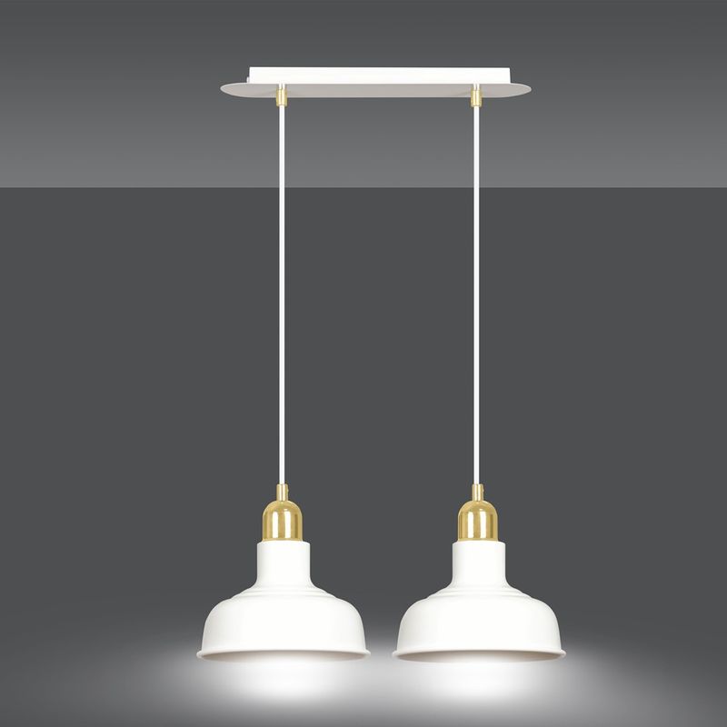 Emibig Lighting Taklampa IBOR 2 VIT