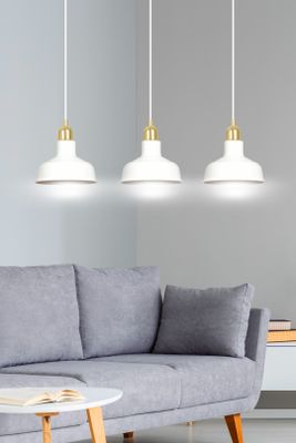 Emibig Lighting Taklampa IBOR 3 VIT