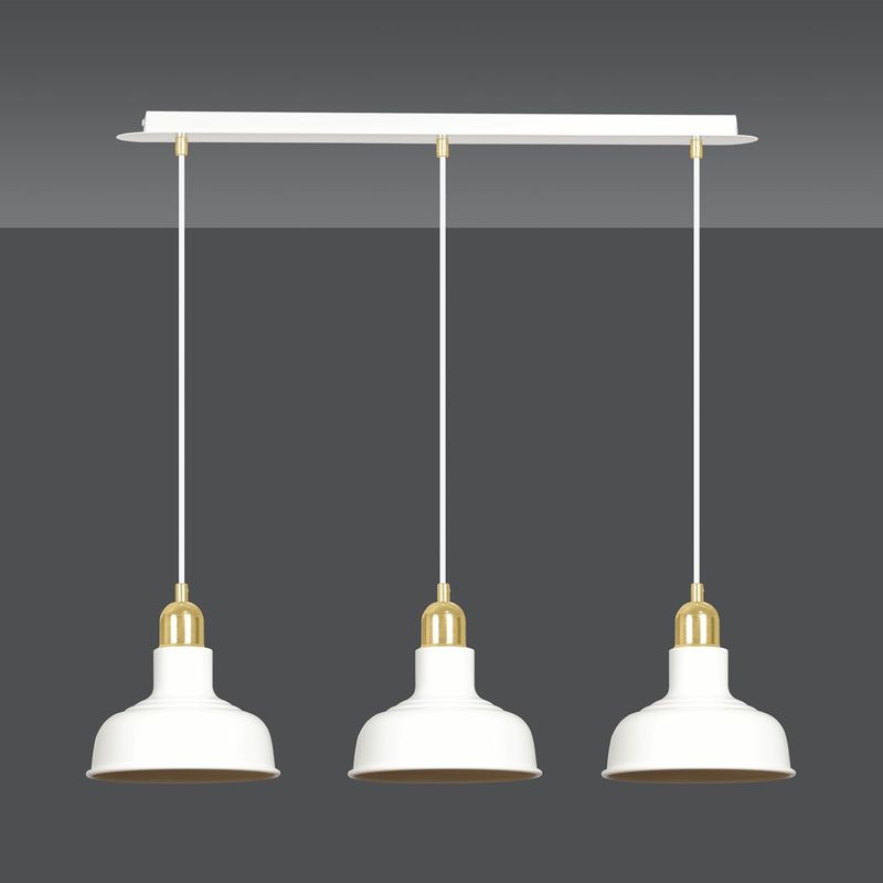 Emibig Lighting Taklampa IBOR 3 VIT