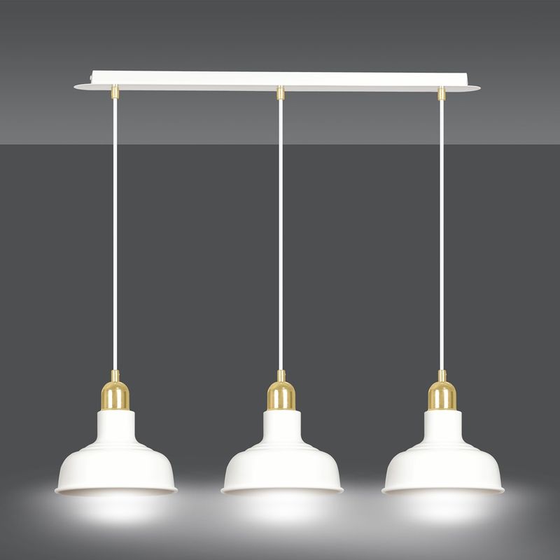 Emibig Lighting Taklampa IBOR 3 VIT