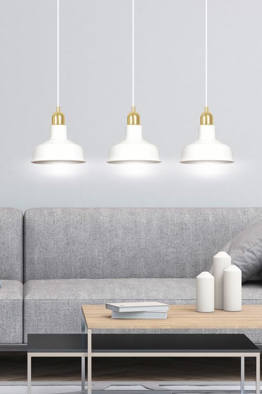 Emibig Lighting Taklampa IBOR 3 VIT
