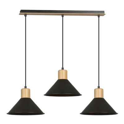 Emibig Lighting Taklampa ROWEN 3 SVART