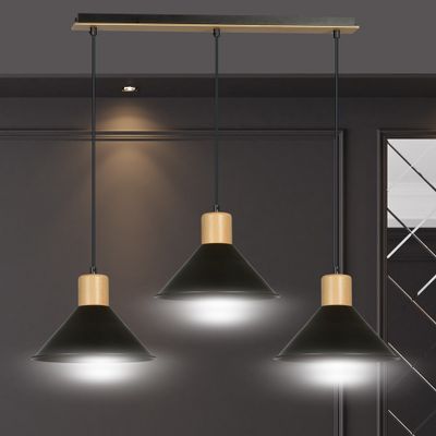 Emibig Lighting Taklampa ROWEN 3 SVART