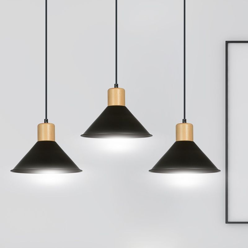 Emibig Lighting Taklampa ROWEN 3 SVART