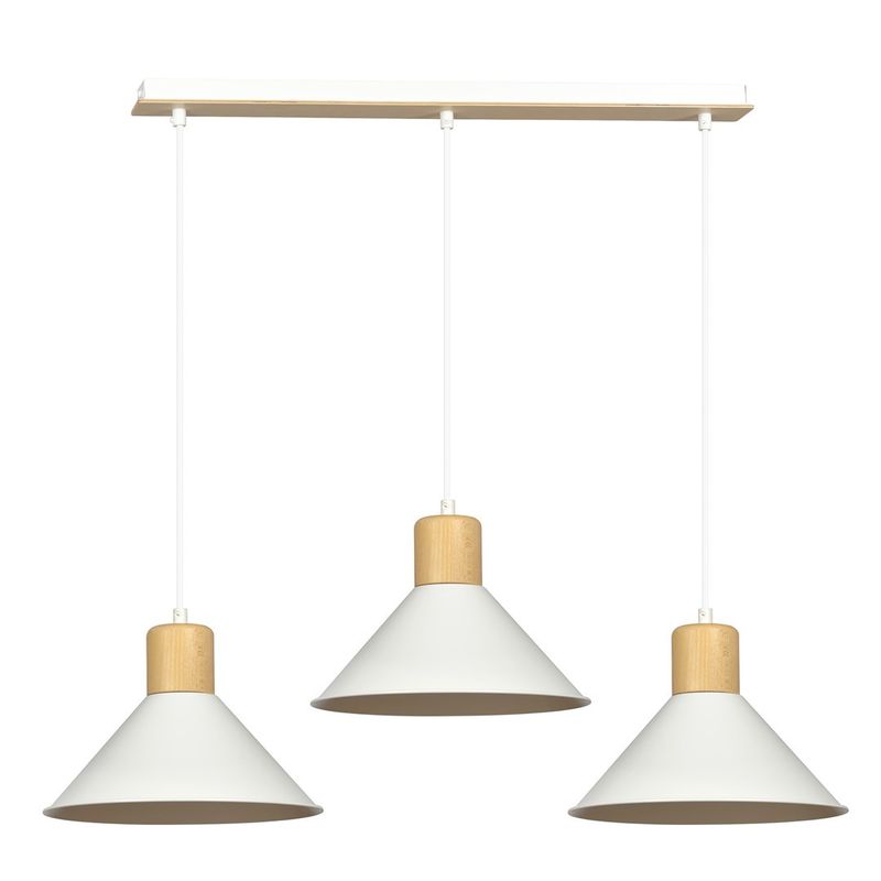 Emibig Lighting Taklampa ROWEN 3 VIT