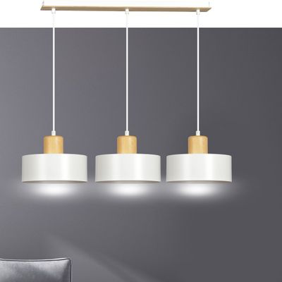 Emibig Lighting Taklampa TORIN 3 VIT