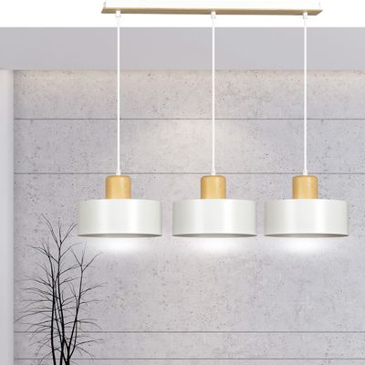 Emibig Lighting Taklampa TORIN 3 VIT