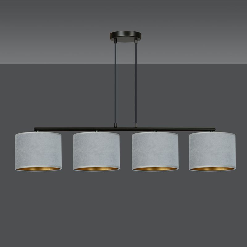 Emibig Lighting Taklampa HILDE 4 BL GRÃ…