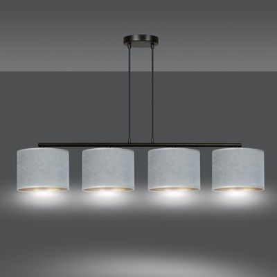 Emibig Lighting Taklampa HILDE 4 BL GRÃ…