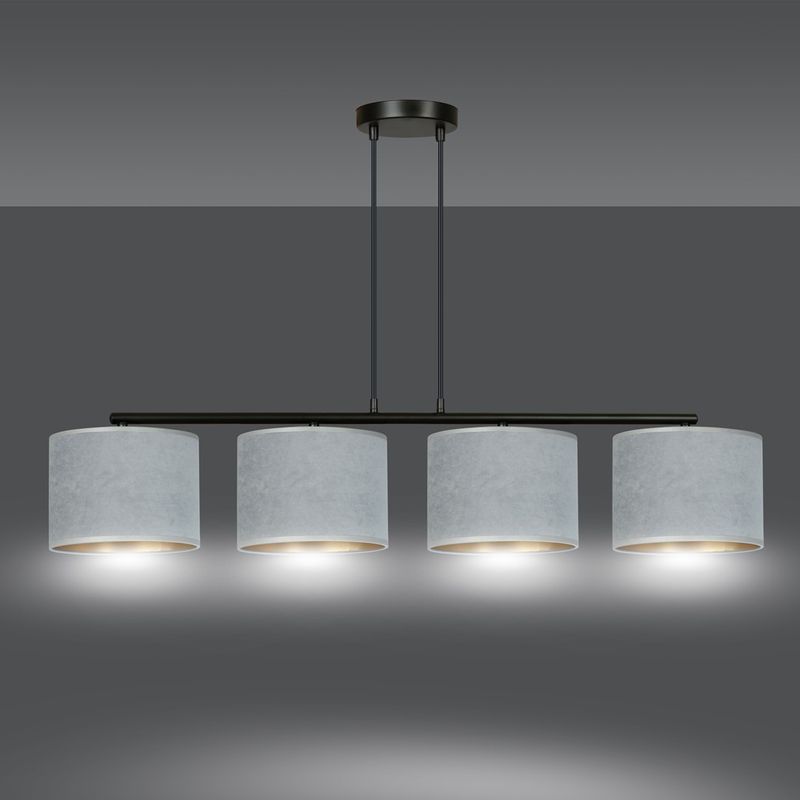 Emibig Lighting Taklampa HILDE 4 BL GRÃ…