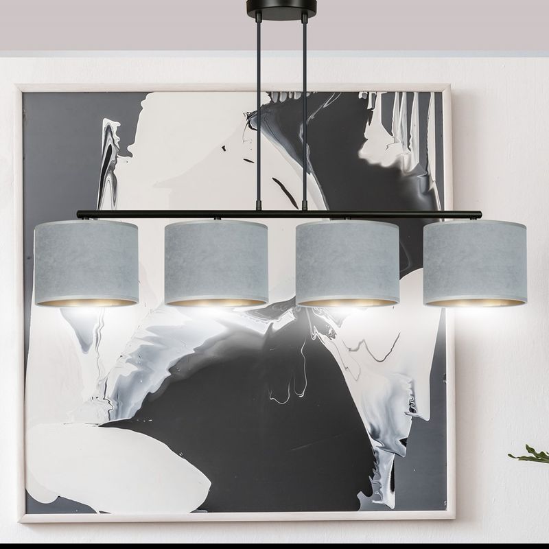 Emibig Lighting Taklampa HILDE 4 BL GRÃ…