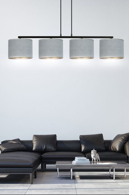 Emibig Lighting Taklampa HILDE 4 BL GRÃ…