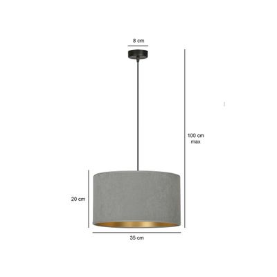 Emibig Lighting Taklampa HILDE 1 BL GRÃ…