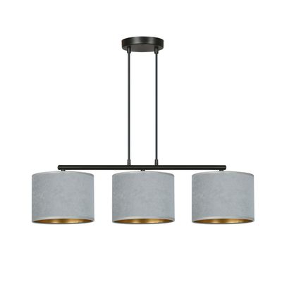Emibig Lighting Taklampa HILDE 3 BL GRÃ…