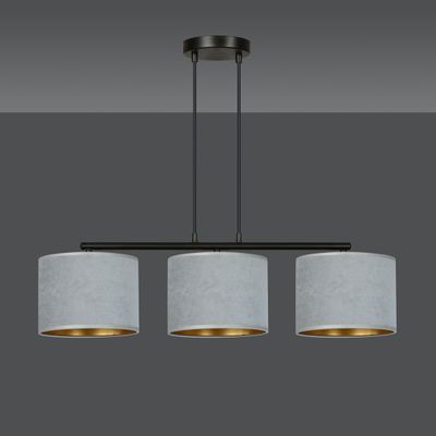 Emibig Lighting Taklampa HILDE 3 BL GRÃ…