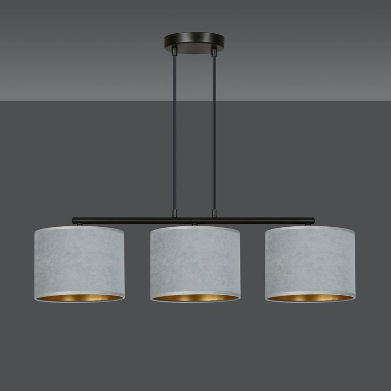 Emibig Lighting Taklampa HILDE 3 BL GRÃ…