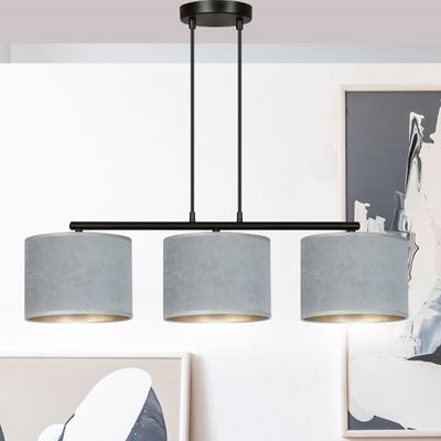 Emibig Lighting Taklampa HILDE 3 BL GRÃ…