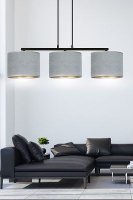 Emibig Lighting Taklampa HILDE 3 BL GRÃ…