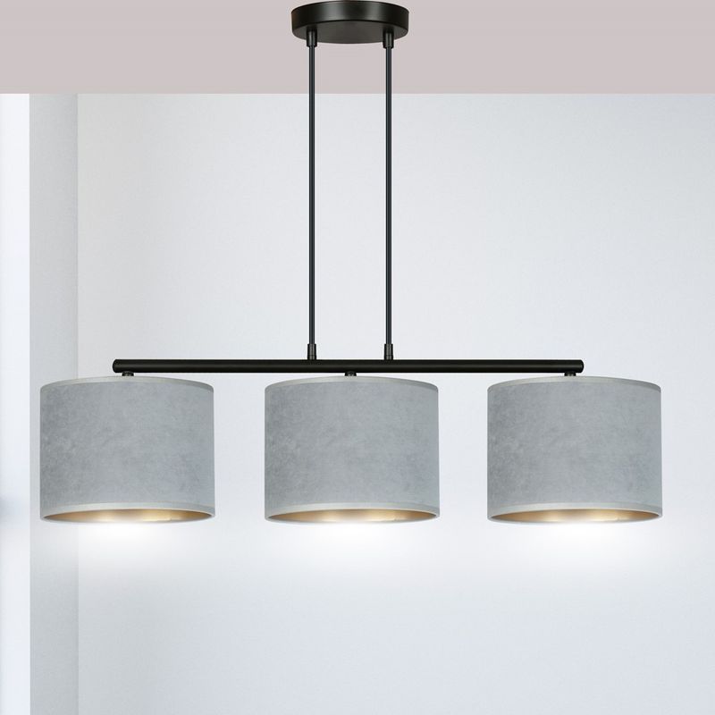 Emibig Lighting Taklampa HILDE 3 BL GRÃ…
