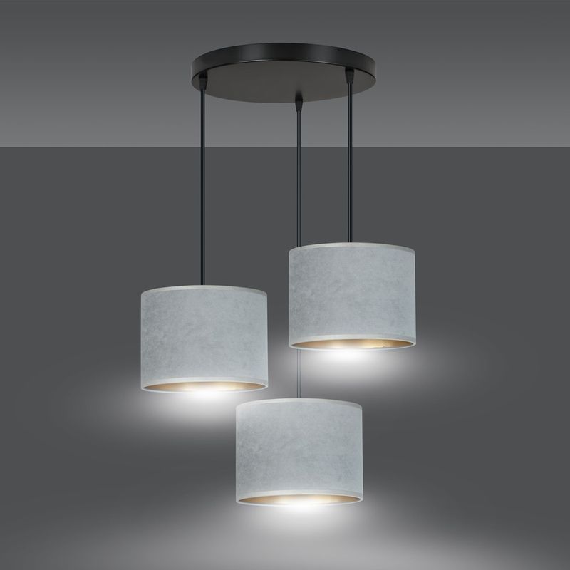 Emibig Lighting Taklampa HILDE 3 BL PREMIUM GRÃ…