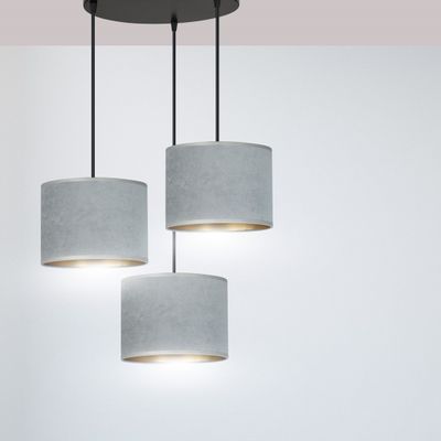Emibig Lighting Taklampa HILDE 3 BL PREMIUM GRÃ…