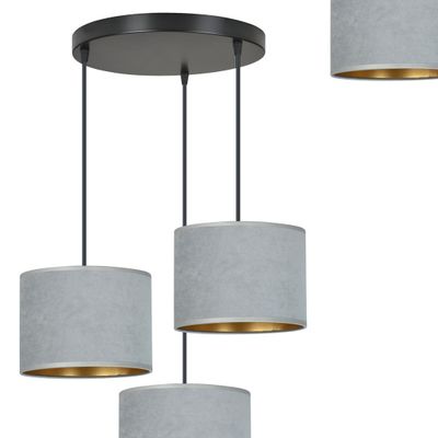 Emibig Lighting Taklampa HILDE 3 BL PREMIUM GRÃ…