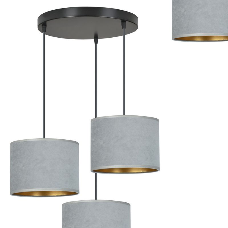 Emibig Lighting Taklampa HILDE 3 BL PREMIUM GRÃ…