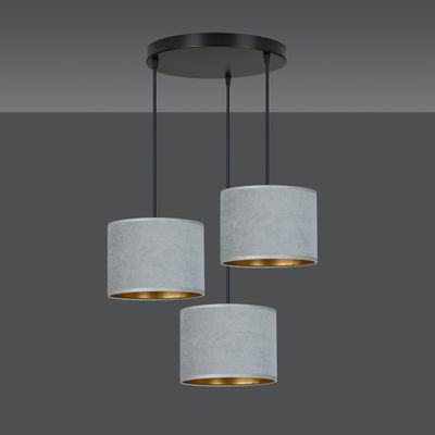 Emibig Lighting Taklampa HILDE 3 BL PREMIUM GRÃ…