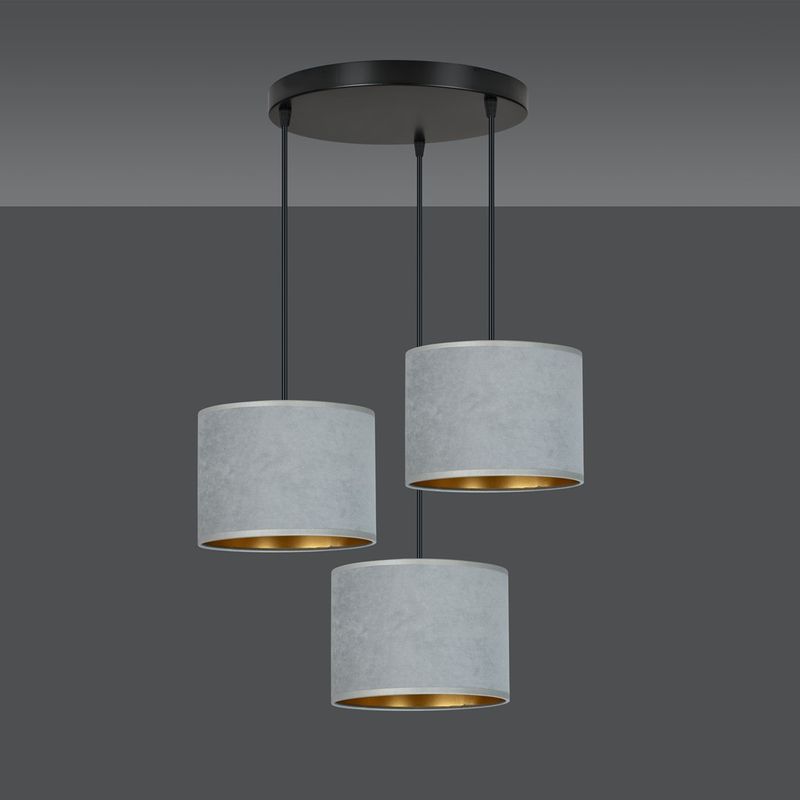 Emibig Lighting Taklampa HILDE 3 BL PREMIUM GRÃ…