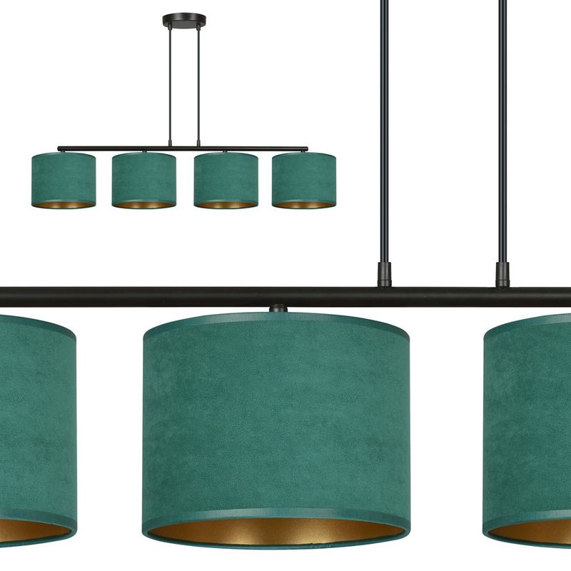 Emibig Lighting Taklampa HILDE 4 BL GRÃ–N