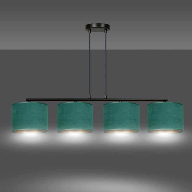 Emibig Lighting Taklampa HILDE 4 BL GRÃ–N