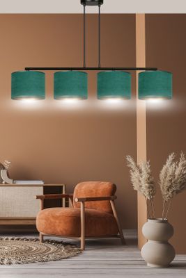 Emibig Lighting Taklampa HILDE 4 BL GRÃ–N