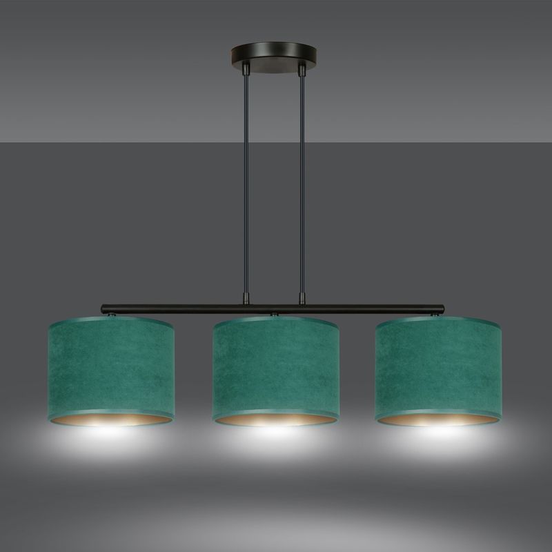 Emibig Lighting Taklampa HILDE 3 BL GRÃ–N