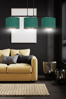 Emibig Lighting Taklampa HILDE 3 BL GRÃ–N