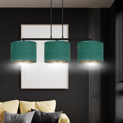 Emibig Lighting Taklampa HILDE 3 BL GRÃ–N