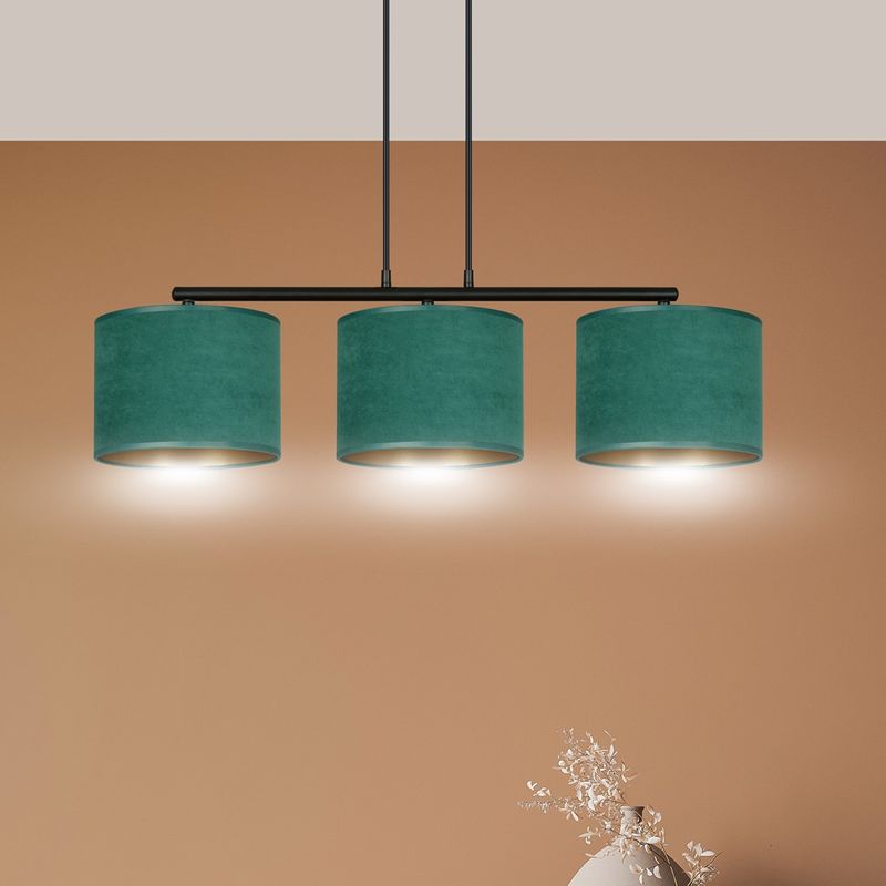 Emibig Lighting Taklampa HILDE 3 BL GRÃ–N