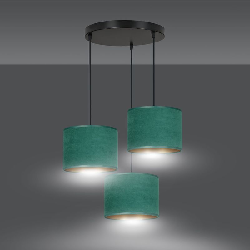 Emibig Lighting Taklampa HILDE 3 BL PREMIUM GRÃ–N