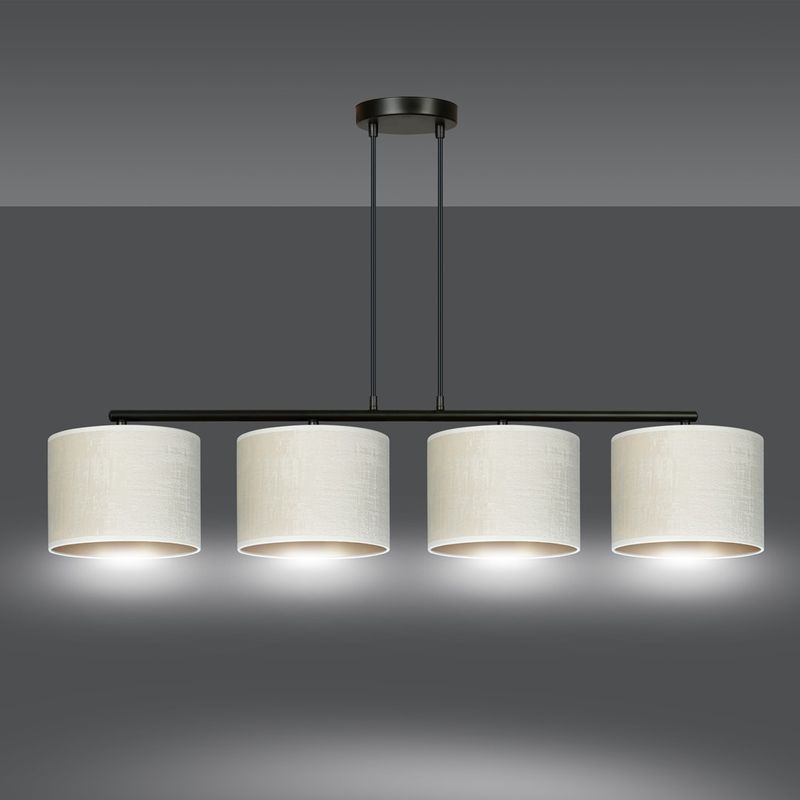 Emibig Lighting Taklampa HILDE 4 BL VIT