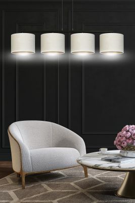 Emibig Lighting Taklampa HILDE 4 BL VIT