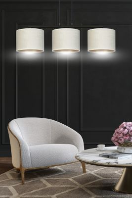 Emibig Lighting Taklampa HILDE 3 BL VIT