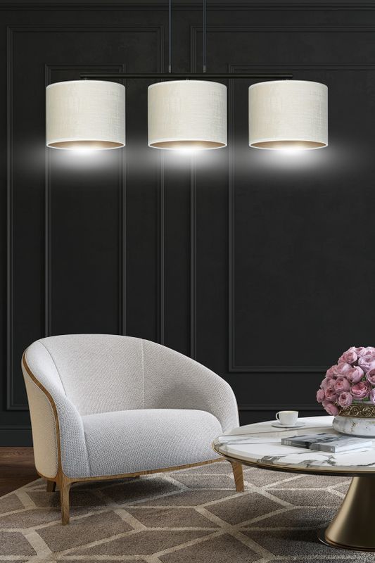 Emibig Lighting Taklampa HILDE 3 BL VIT