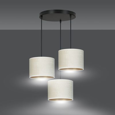 Emibig Lighting Taklampa HILDE 3 BL PREMIUM VIT