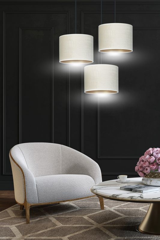 Emibig Lighting Taklampa HILDE 3 BL PREMIUM VIT