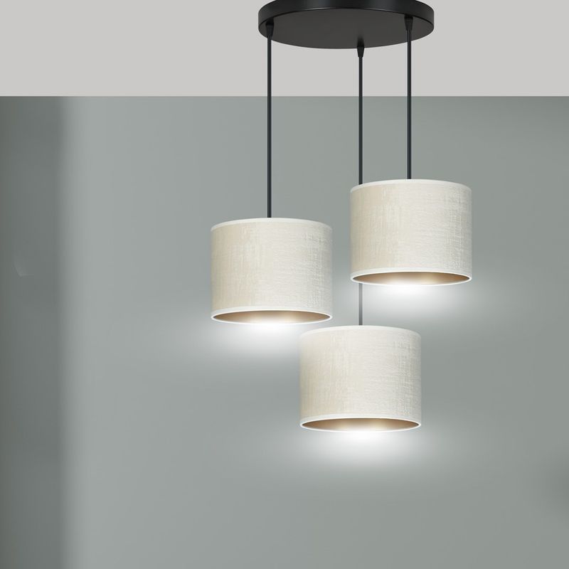 Emibig Lighting Taklampa HILDE 3 BL PREMIUM VIT