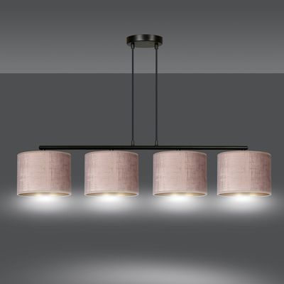 Emibig Lighting Taklampa HILDE 4 BL ROSA