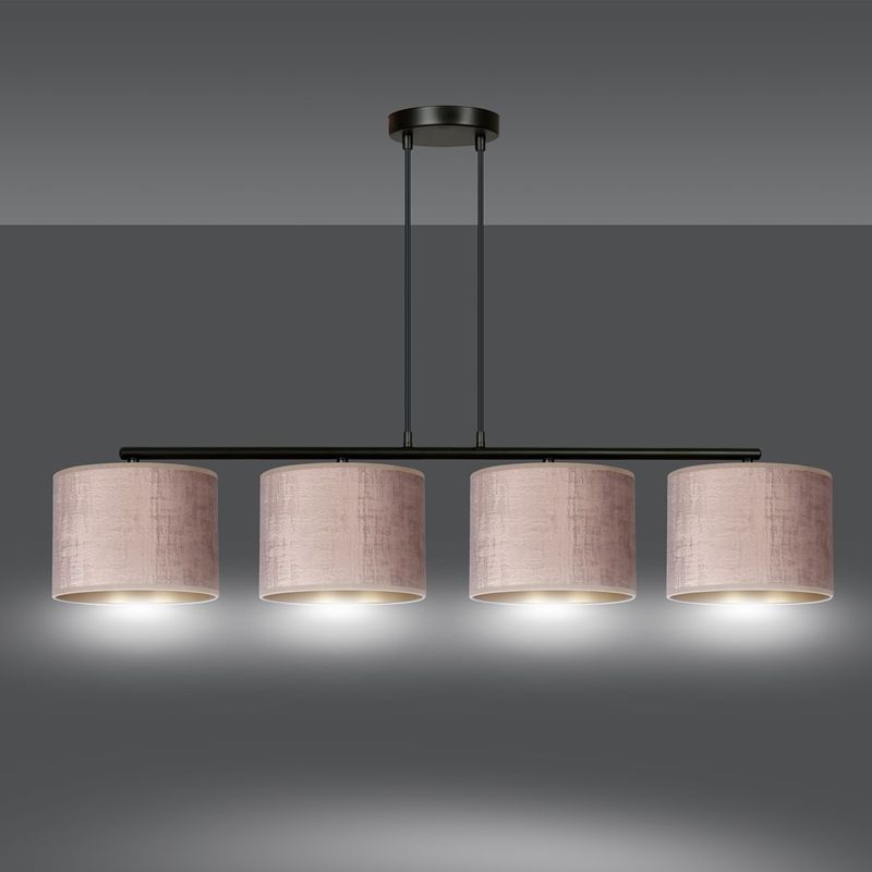 Emibig Lighting Taklampa HILDE 4 BL ROSA